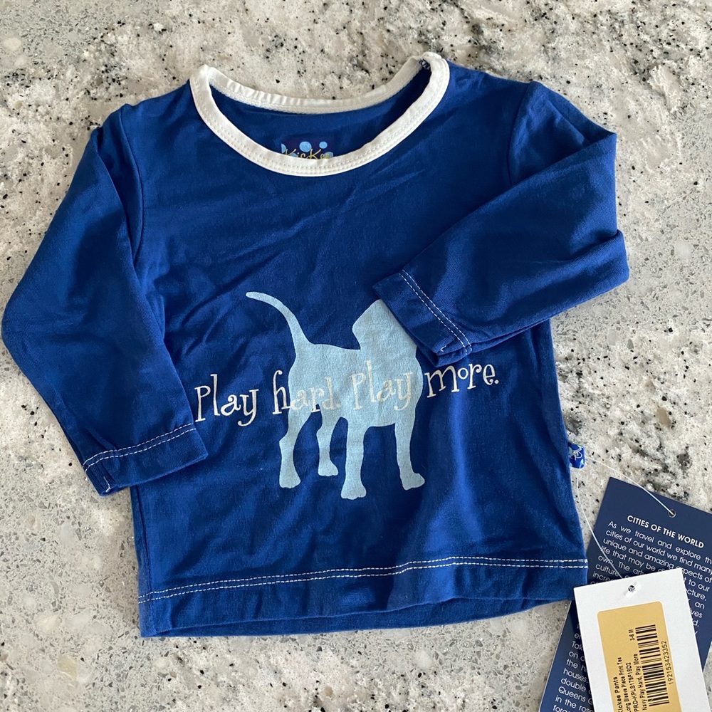 Kickee Pants Long Sleeve Tee 3-6 months
